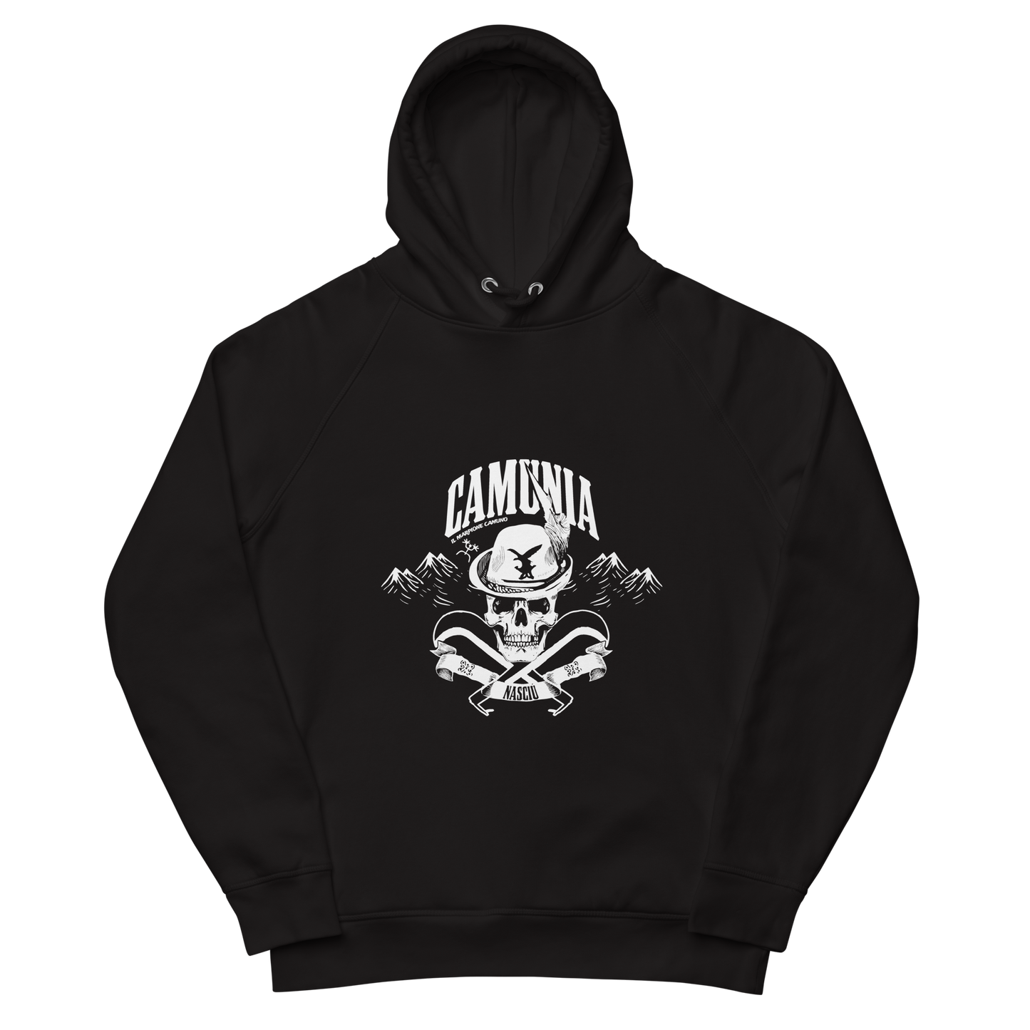 Camunia Nasciu - Felpa con cappuccio unisex