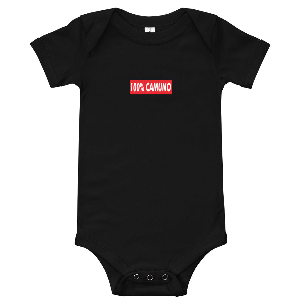 Box Logo Supreme 100% Camuno - Body a maniche corte Neonato