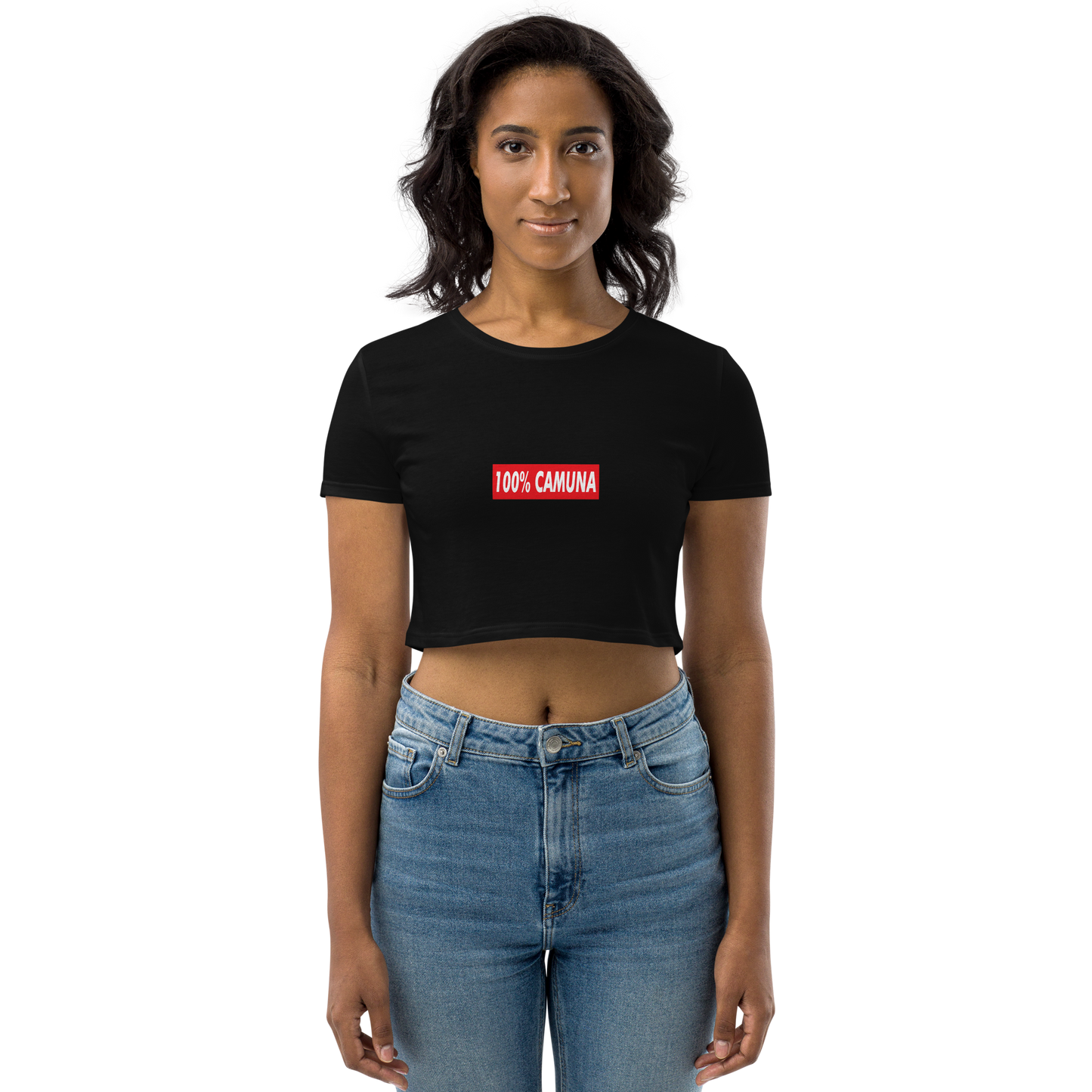 Box Logo Supreme 100% Camuna - Maglietta Donna Crop top