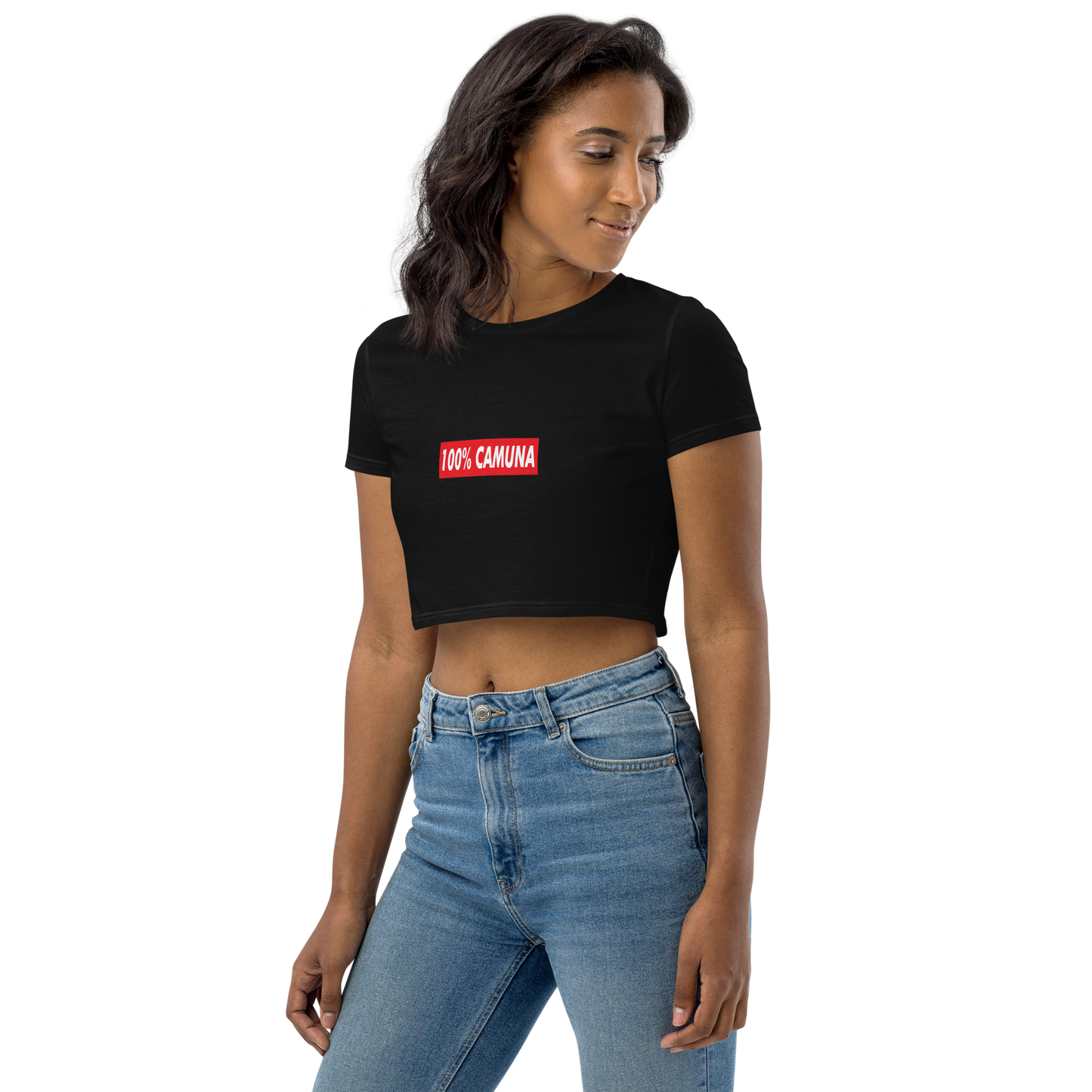 Box Logo Supreme 100% Camuna - Maglietta Donna Crop top
