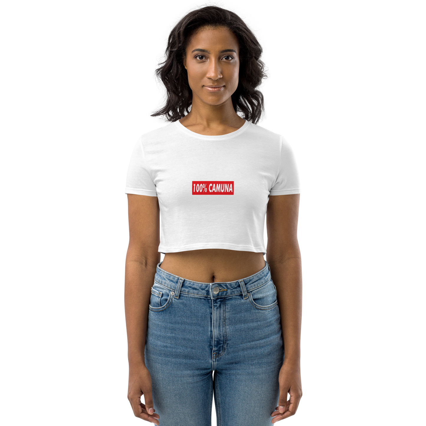 Box Logo Supreme 100% Camuna - Maglietta Donna Crop top