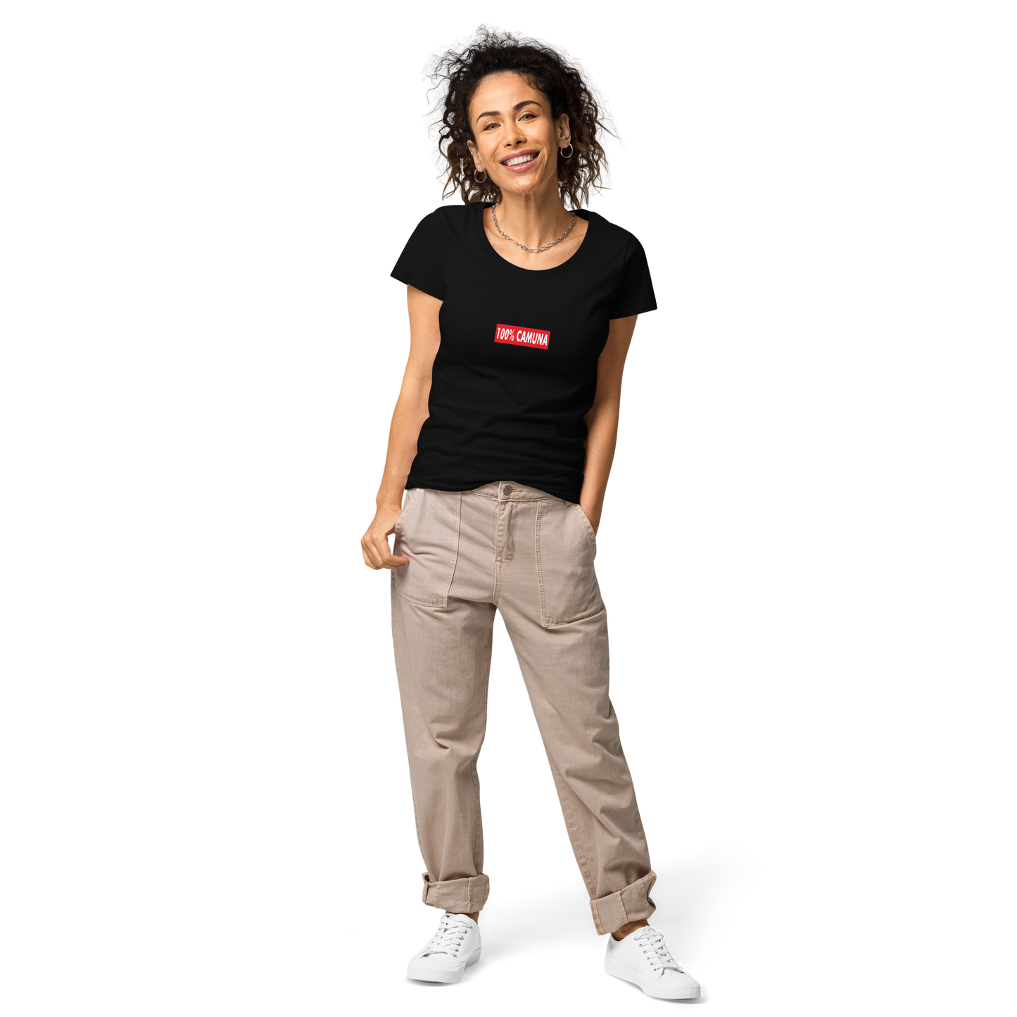 Box Logo Supreme 100% Camuna - Maglietta Donna