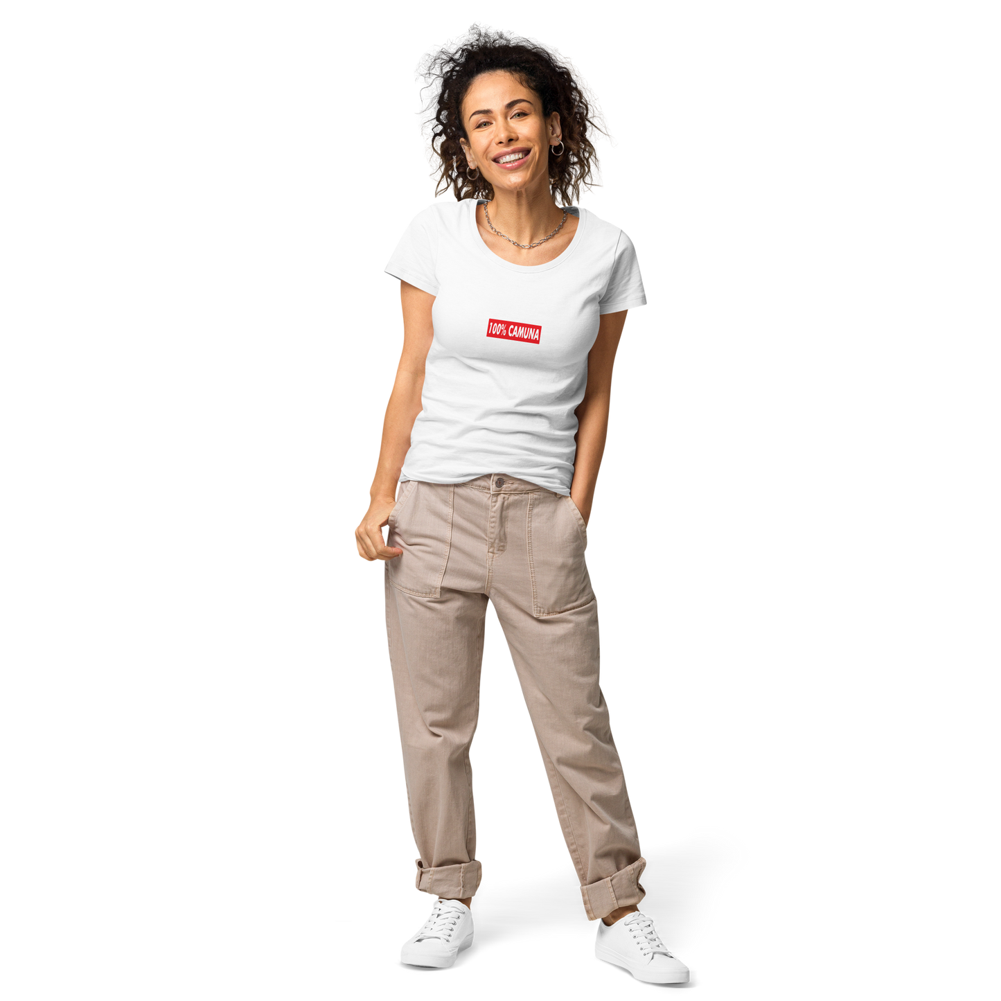 Box Logo Supreme 100% Camuna - Maglietta Donna