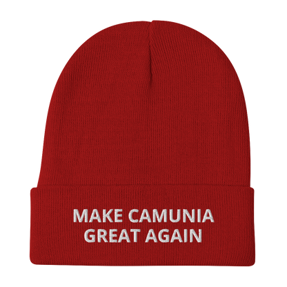 MAKE CAMUNIA GREAT AGAIN - Berretto ricamato